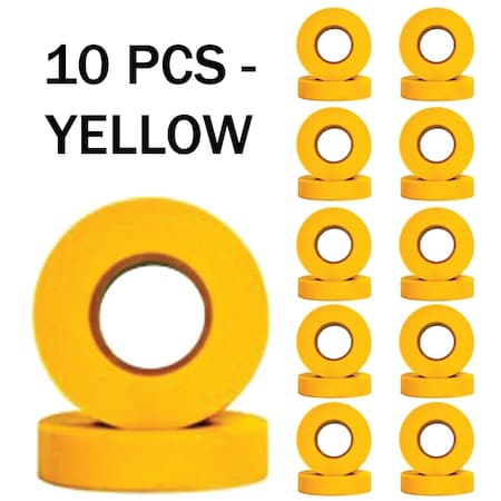 Sticky Situation Electrical Tape, Yellow -10PK ST4247077